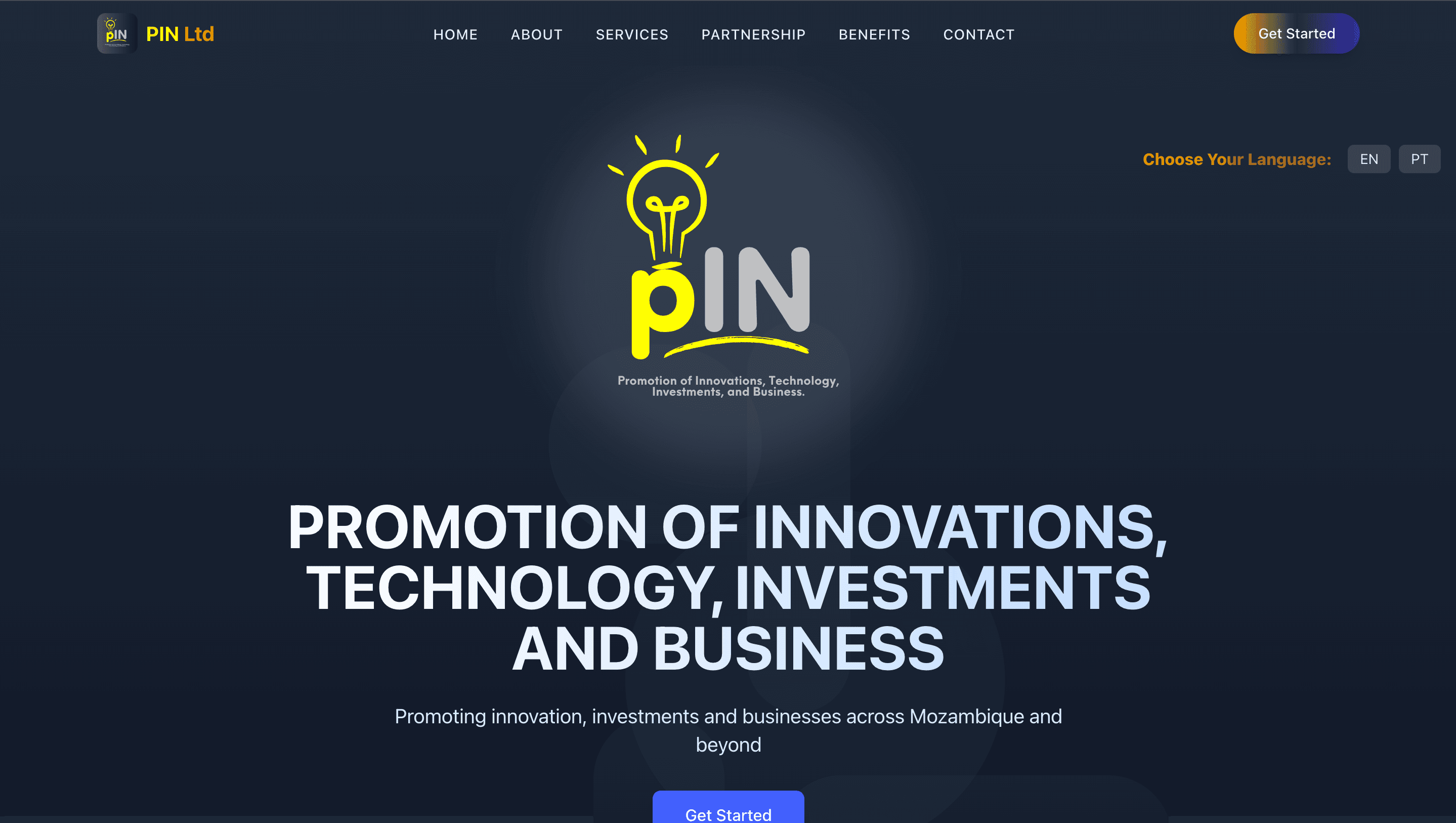 PIN Ltd - Corporate Website